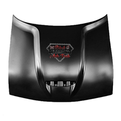 Dodge Challenger SRT with one Scoop Aluminum Hood 2008 - 2023
